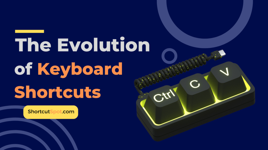 The Evolution of Keyboard Shortcuts